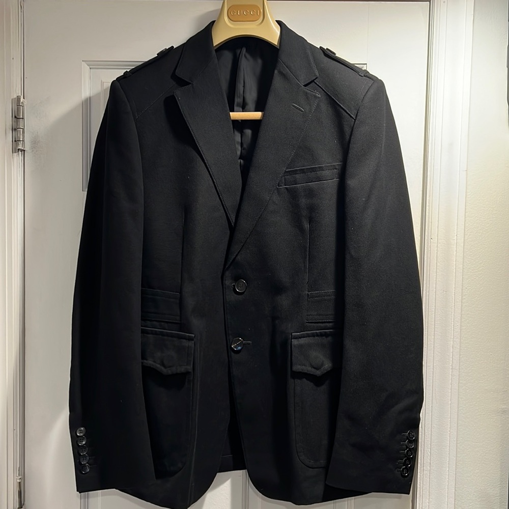 Authentic Gucci Blazer / Sport Coat - Black - Size 54R